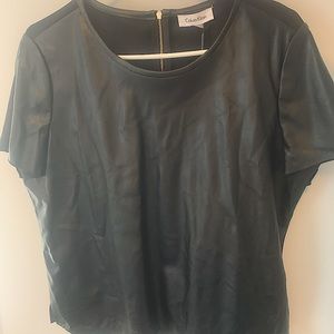 Calvin Klein Leather shirt